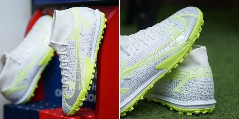 Nike Mercurial Superfly 8 Academy TF Silver Safari - Bạc/Xanh Lá